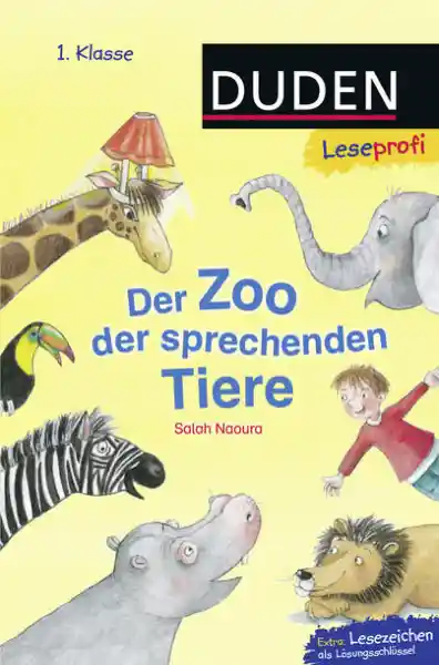 Cover: Duden Leseprofi – Der Zoo der sprechenden Tiere, 1. Klasse
