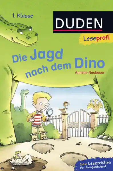 Cover: Duden Leseprofi – Die Jagd nach dem Dino, 1. Klasse