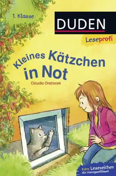 Cover: Duden Leseprofi – Kleines Kätzchen in Not, 1. Klasse