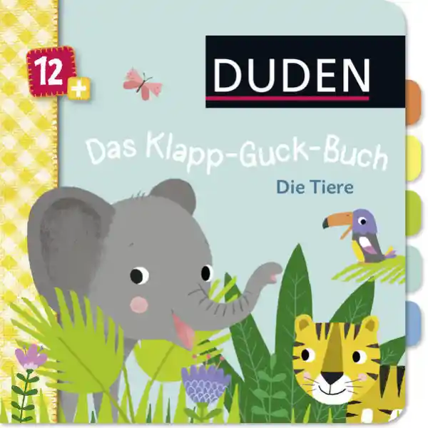 Cover: Duden 12+: Das Klapp-Guck-Buch: Die Tiere
