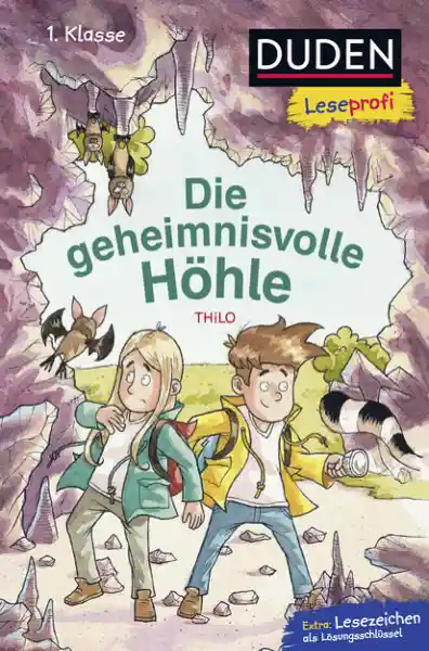 Cover: Duden Leseprofi – Die geheimnisvolle Höhle, 1. Klasse