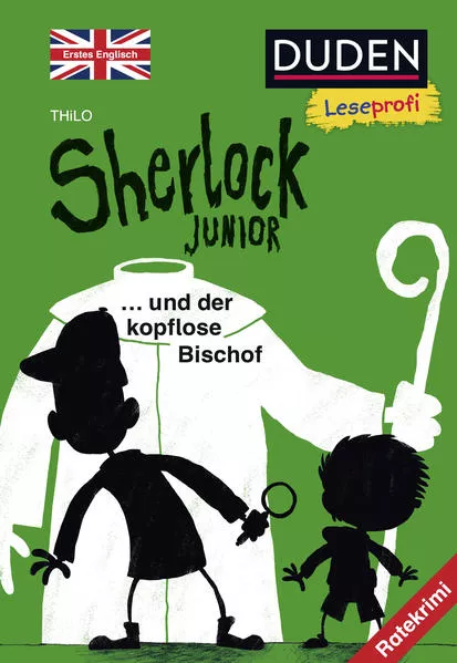 Cover: Duden Leseprofi – Sherlock Junior und der kopflose Bischof, Erstes Englisch