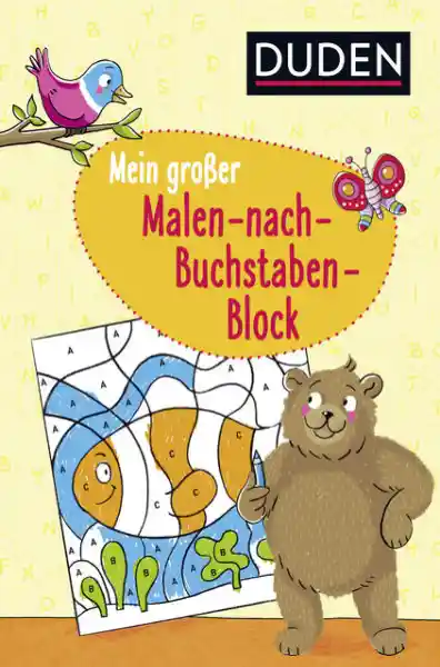 Cover: Duden: Mein großer Malen-nach-Buchstaben-Block