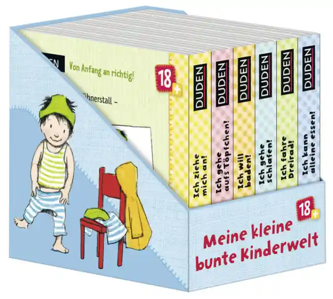 Cover: Duden 18+: Meine kleine bunte Kinderwelt (Würfel)