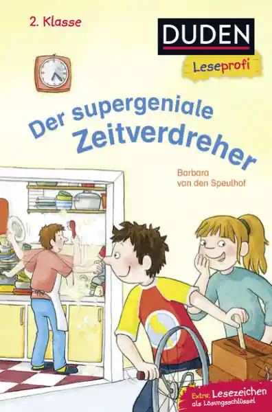 Cover: Duden Leseprofi – Der supergeniale Zeitverdreher, 2. Klasse