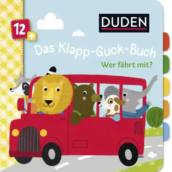 Cover: Duden 12+: Das Klapp-Guck-Buch: Wer fährt mit?