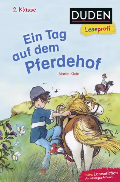 Cover: Duden Leseprofi – Ein Tag auf dem Pferdehof, 2. Klasse