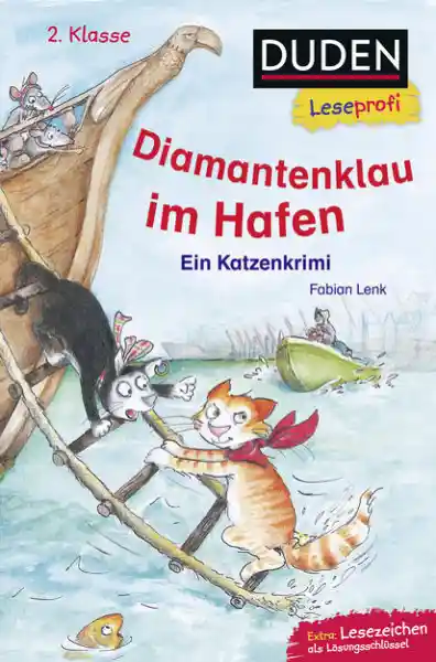 Cover: Duden Leseprofi – Diamantenklau im Hafen, 2. Klasse