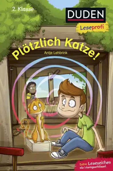 Cover: Duden Leseprofi – Plötzlich Katze!, 2. Klasse