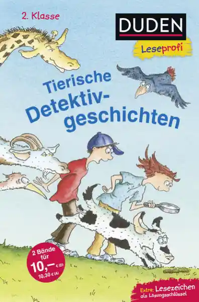 Cover: Duden Leseprofi – Tierische Detektivgeschichten, 2. Klasse (DB)