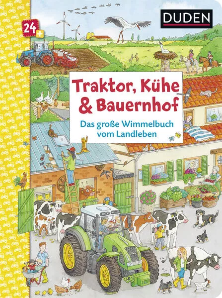 Cover: Traktor, Kühe & Bauernhof: Das große Wimmelbuch vom Landleben