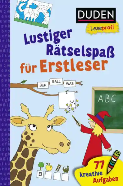 Cover: Duden Leseprofi – Lustiger Rätselspaß für Erstleser, 1. Klasse