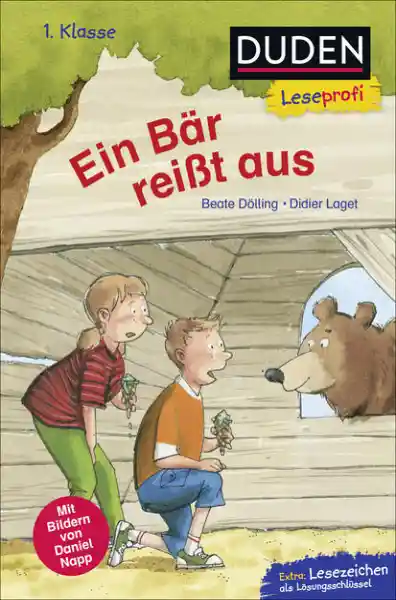 Cover: Duden Leseprofi – Ein Bär reißt aus, 1. Klasse (NA)