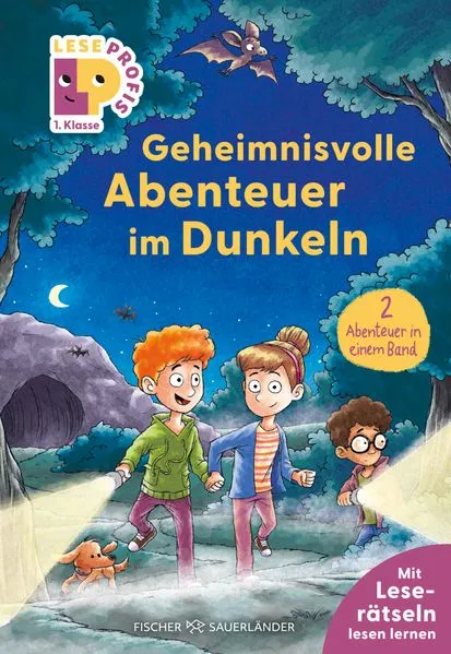 Cover: Leseprofis – Geheimnisvolle Abenteuer im Dunkeln, 1. Klasse (Doppelband)