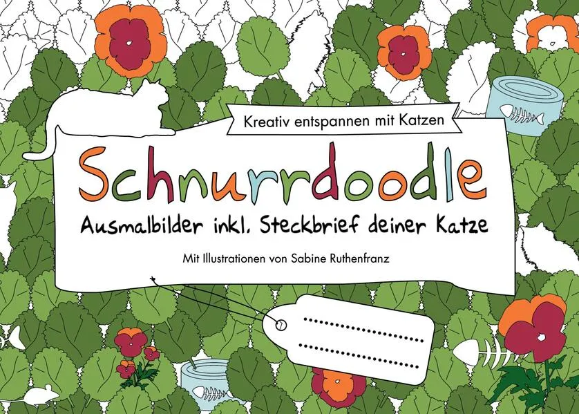 Cover: Schnurrdoodle - Ausmalbilder inkl. Steckbrief deiner Katze