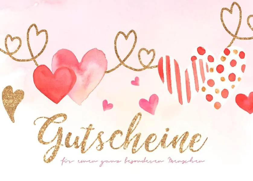 Cover: Das Gutscheinbuch zum Selbst ausfüllen - Gutscheine zum verschenken aus 30 Gutschein Vorlagen - Partner Geschenke oder für Freunde und Familie