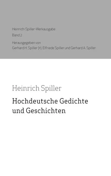 Hochdeutsche Gedichte und Geschichten