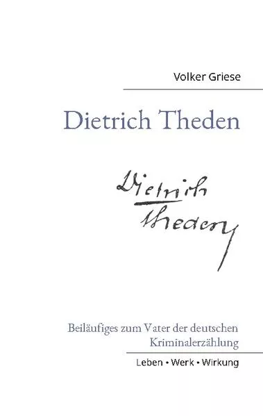 Cover: Dietrich Theden