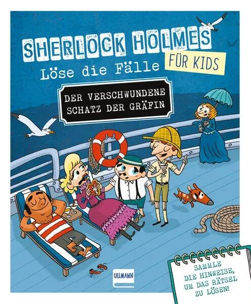 Cover: Sherlock für Kids – Löse die Fälle – Der verschwundene Schatz der Gräfin