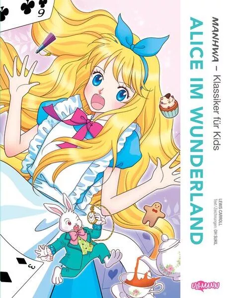 Cover: MANHWA – Klassiker für Kids – Alice im Wunderland (komplett in Farbe)