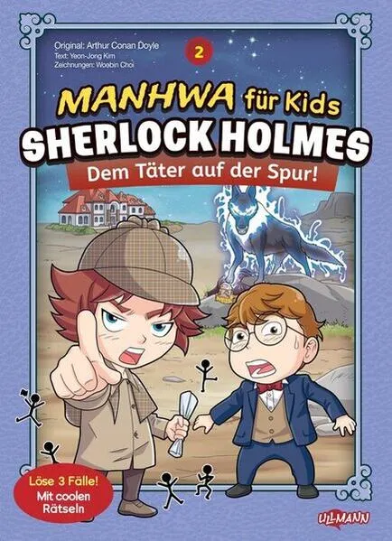 Cover: Manhwa für Kids: Sherlock Holmes (Band 2) - Dem Täter auf der Spur