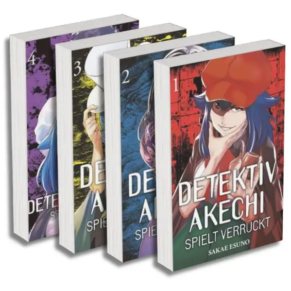 Cover: Detektiv Akechi spielt verrückt: Manga Pack (Band 1-4)