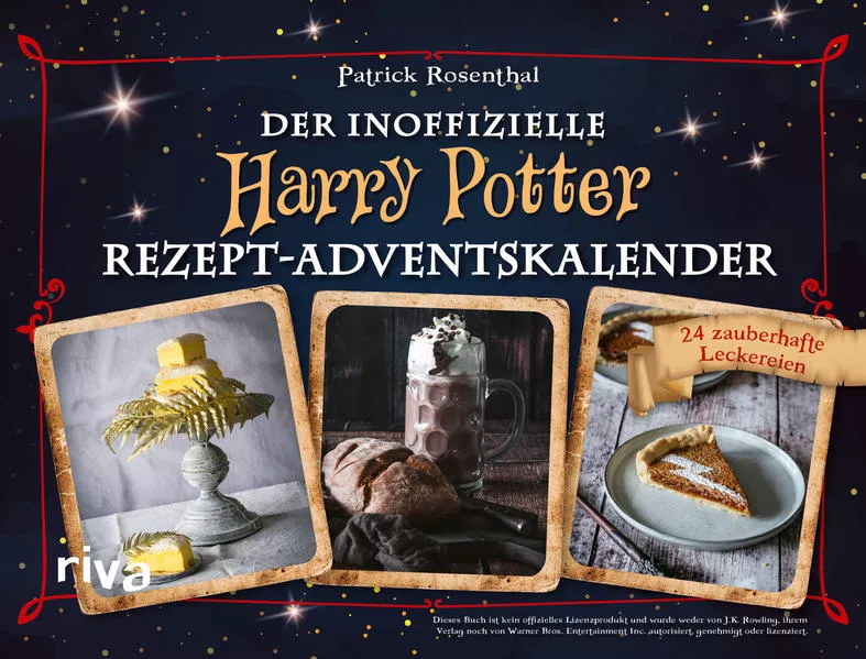 Cover: Der inoffizielle Harry-Potter-Rezept-Adventskalender. Hardcover-Ausgabe