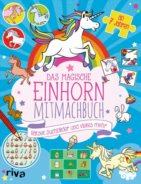 Cover: Das magische Einhorn-Mitmachbuch