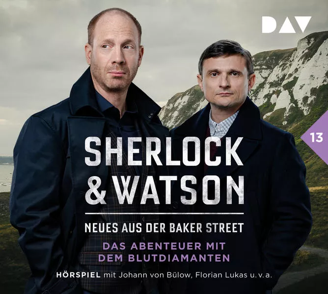 Cover: Sherlock & Watson – Neues aus der Baker Street: Das Abenteuer mit dem Blutdiamanten (Fall 13)