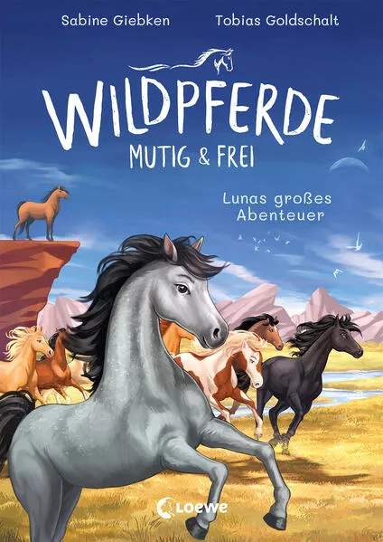 Cover: Wildpferde - mutig und frei (Band 1) - Lunas großes Abenteuer