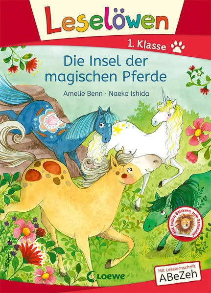 Cover: Leselöwen 1. Klasse - Die Insel der magischen Pferde
