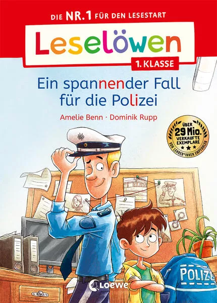 Cover: Leselöwen 1. Klasse - Ein spannender Fall für die Polizei