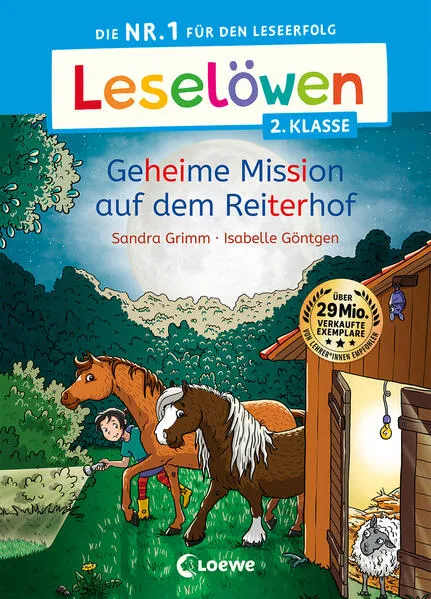 Cover: Leselöwen 2. Klasse - Geheime Mission auf dem Reiterhof