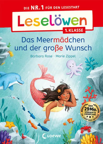 Cover: Leselöwen 1. Klasse - Das Meermädchen und der große Wunsch