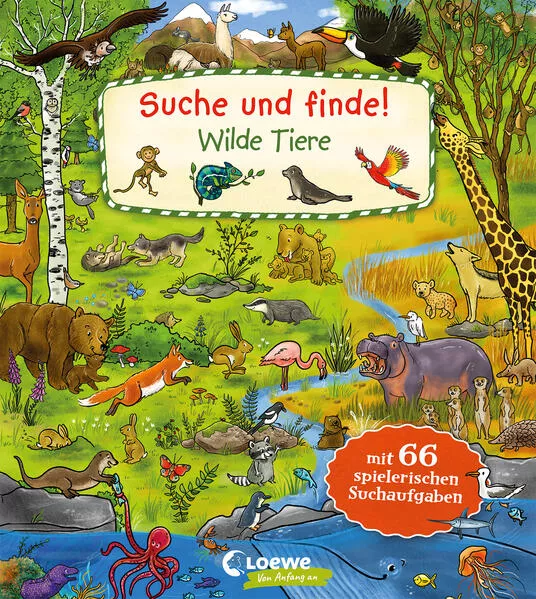 Cover: Suche und finde! - Wilde Tiere
