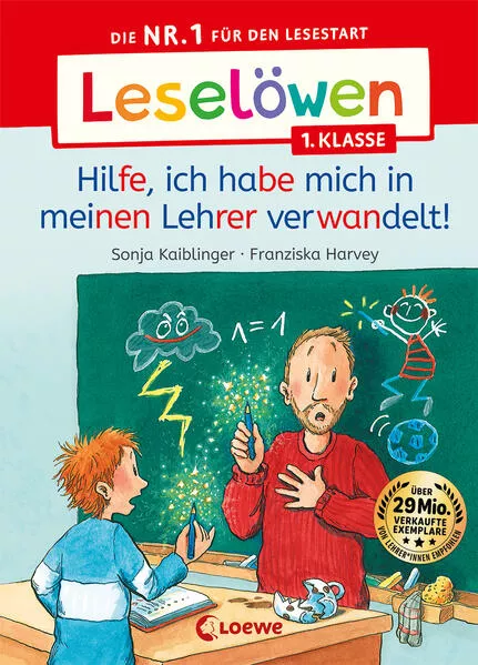 Cover: Leselöwen 1. Klasse - Hilfe, ich habe mich in meinen Lehrer verwandelt!