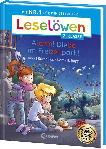 Cover: Leselöwen 2. Klasse - Alarm! Diebe im Freizeitpark!