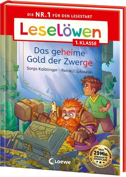 Cover: Leselöwen 1. Klasse - Das geheime Gold der Zwerge
