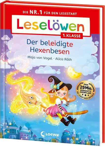Cover: Leselöwen 1. Klasse - Der beleidigte Hexenbesen
