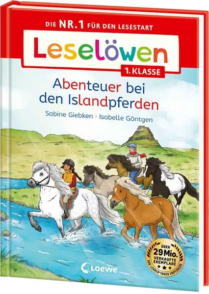 Cover: Leselöwen 1. Klasse - Abenteuer bei den Islandpferden