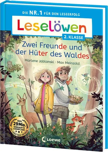 Cover: Leselöwen 2. Klasse - Zwei Freunde und der Hüter des Waldes