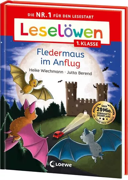 Cover: Leselöwen 1. Klasse - Fledermaus im Anflug
