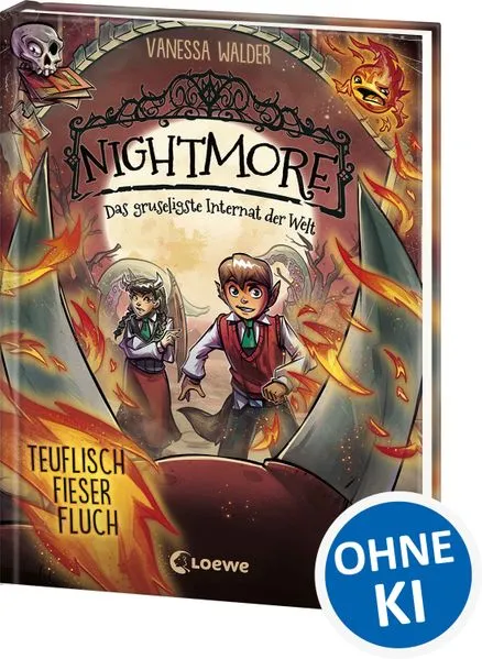 Cover: Nightmore - Das gruseligste Internat der Welt (Band 3) - Teuflisch fieser Fluch