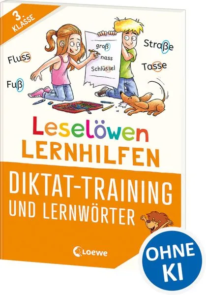 Cover: Leselöwen Lernhilfen - Diktat-Training und Lernwörter - 3. Klasse