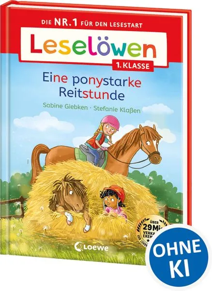 Cover: Leselöwen 1. Klasse - Eine ponystarke Reitstunde