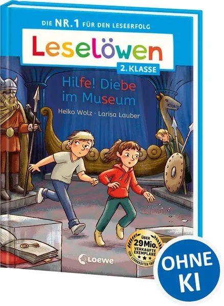 Cover: Leselöwen 2. Klasse - Hilfe! Diebe im Museum