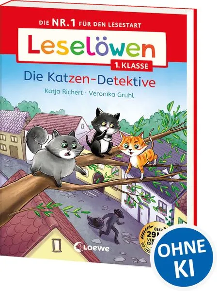 Cover: Leselöwen 1. Klasse - Die Katzen-Detektive