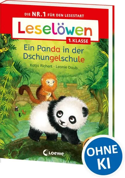 Cover: Leselöwen 1. Klasse - Ein Panda in der Dschungelschule
