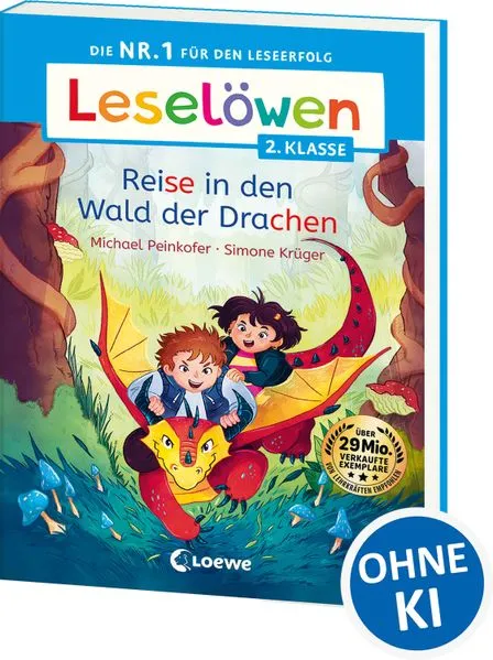 Cover: Leselöwen 2. Klasse - Reise in den Wald der Drachen