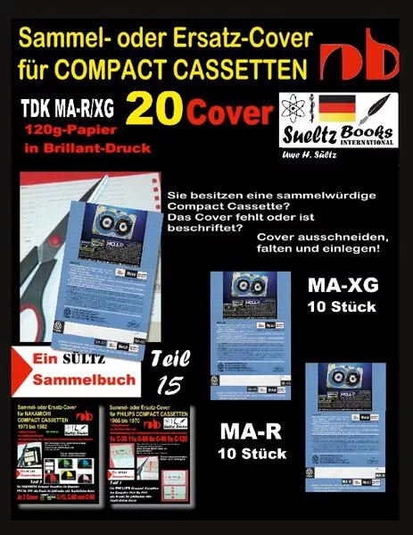 Cover: Sammel- oder Ersatz-Cover für TDK MA-R/XG COMPACT CASSETTEN